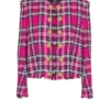 Giacca corta in tweed a quadri glitterato Giacca corta in tweed a quadri glitterato