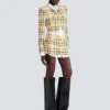 Giacca corta in tweed glitterato Giacca corta in tweed glitterato