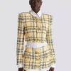 Giacca corta in tweed glitterato Giacca corta in tweed glitterato