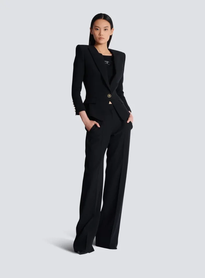 Giacca Grain de poudre con 1 bottone Giacca Grain de poudre con 1 bottone