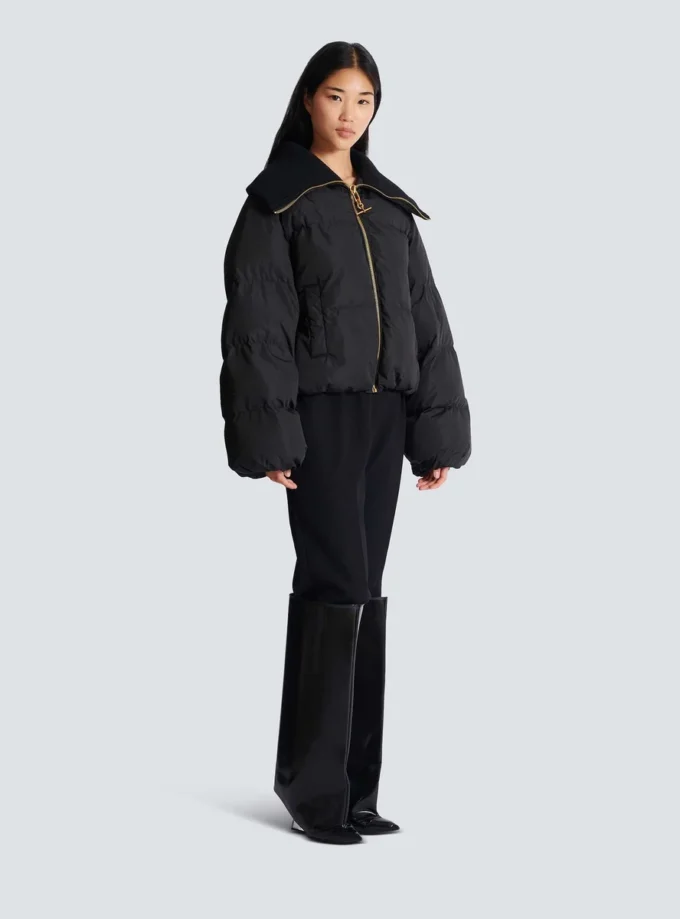 Giacca imbottita oversize corta Giacca imbottita oversize corta