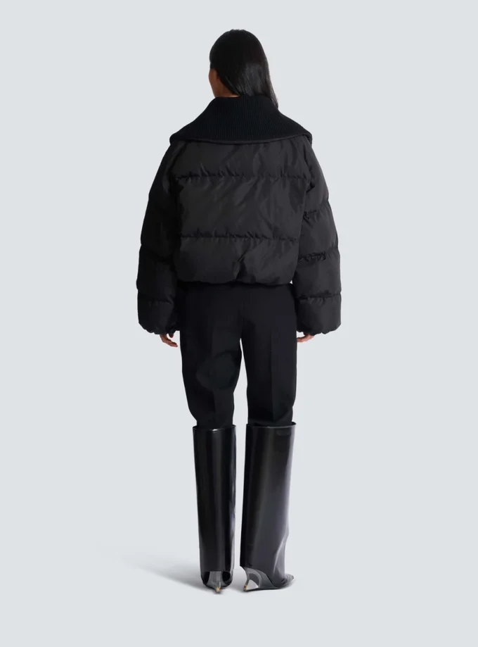 Giacca imbottita oversize corta Giacca imbottita oversize corta