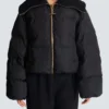 Giacca imbottita oversize corta Giacca imbottita oversize corta
