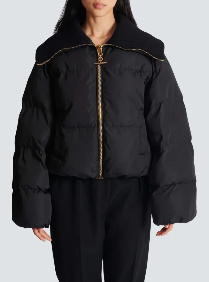 Giacca imbottita oversize corta Giacca imbottita oversize corta