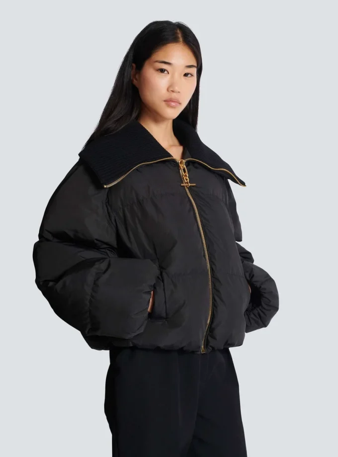 Giacca imbottita oversize corta Giacca imbottita oversize corta