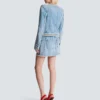 Giacca in denim con rifiniture in perle Giacca in denim con rifiniture in perle