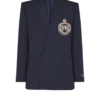 Giacca in lana con patch in cristallo