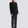 Giacca in lana Grain de poudre con 1 bottone Giacca in lana Grain de poudre con 1 bottone