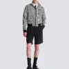 Giacca in lana pied-de-poule Giacca in lana pied-de-poule