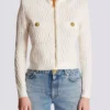 Giacca in maglia coccodrillo