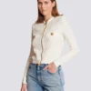 Giacca in maglia coccodrillo