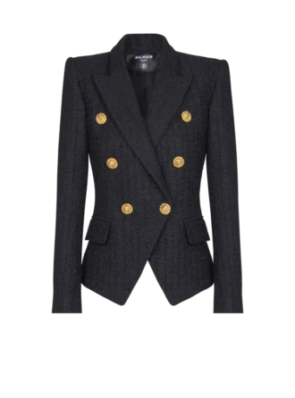 Giacca in tweed con 6 bottoni