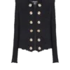 Giacca in tweed con bordi a filo Giacca in tweed con bordi a filo