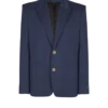 Giacca in twill di cotone con 2 bottoni