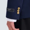 Giacca in twill di cotone con 2 bottoni