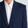 Giacca in twill di cotone con 2 bottoni