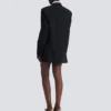 Giacca oversize in pelle martellata Giacca oversize in pelle martellata