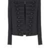 Giacca spencer Grain de poudre con bordi a filo Giacca spencer Grain de poudre con bordi a filo