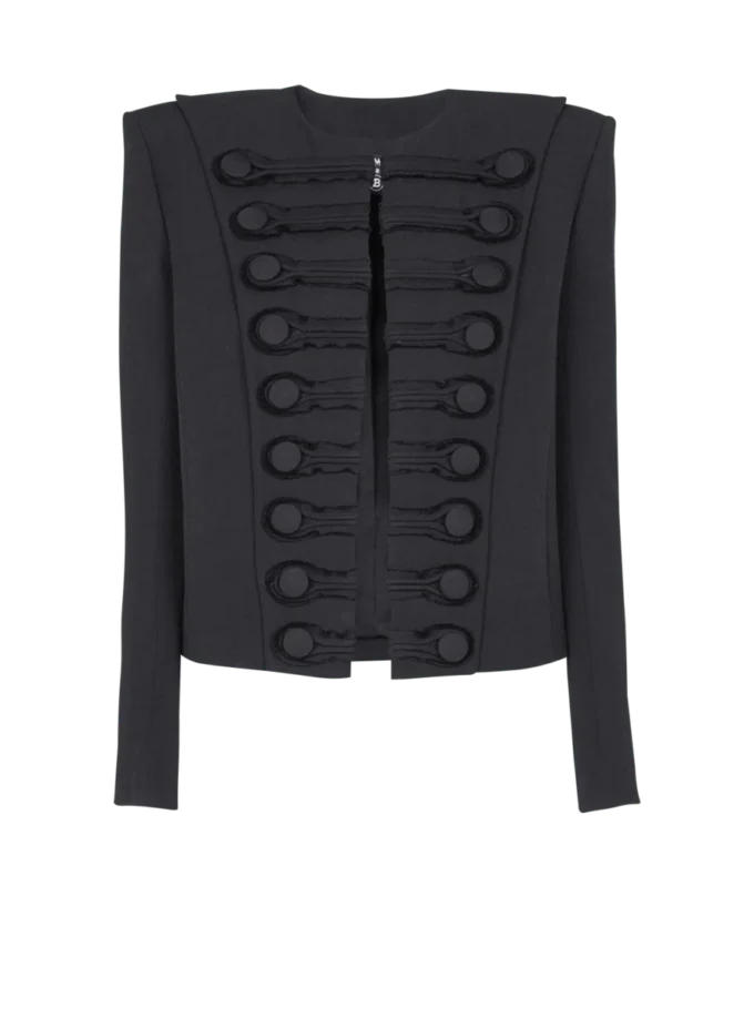 Giacca spencer Grain de poudre con bordi a filo Giacca spencer Grain de poudre con bordi a filo