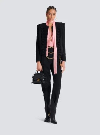 Giacca spencer Grain de poudre con bordi a filo