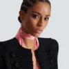Giacca spencer Grain de poudre con bordi a filo Giacca spencer Grain de poudre con bordi a filo