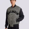 Giacca Varsity con monogramma e toppe Giacca Varsity con monogramma e toppe