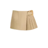 Gonna corta in gabardine con dettaglio cintura Gonna corta in gabardine con dettaglio cintura
