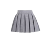 Gonna corta plissettata in maglia di cotone Gonna corta plissettata in maglia di cotone