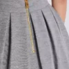 Gonna corta plissettata in maglia di cotone Gonna corta plissettata in maglia di cotone