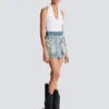 Gonna in denim con tasche Gonna in denim con tasche