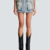 Gonna in denim con tasche Gonna in denim con tasche