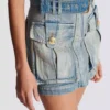 Gonna in denim con tasche Gonna in denim con tasche