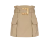 Gonna in gabardine a vita alta Gonna in gabardine a vita alta