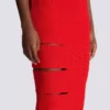 Gonna lunga in maglia con cut-out Gonna lunga in maglia con cut-out
