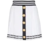 Gonna plissettata in maglia con monogramma Gonna plissettata in maglia con monogramma