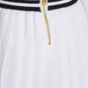 Gonna plissettata in maglia con monogramma Gonna plissettata in maglia con monogramma
