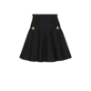 Gonna svasata in maglia con strisce luccicanti Gonna svasata in maglia con strisce luccicanti
