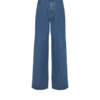 Jeans a gamba larga in denim blu Jeans a gamba larga in denim blu