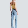 Jeans a vita alta in denim Jeans a vita alta in denim