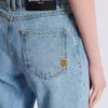 Jeans a vita alta in denim Jeans a vita alta in denim