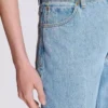 Jeans a vita alta in denim Jeans a vita alta in denim