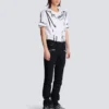 Jeans biker slim fit in denim nero Jeans biker slim fit in denim nero