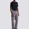 Jeans cargo loose fit in denim Jeans cargo loose fit in denim