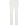 Jeans dritti in denim bianco Jeans dritti in denim bianco