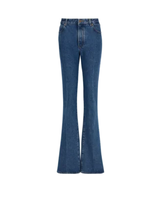 Jeans in denim a gamba dritta