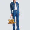 Jeans in denim a gamba dritta Jeans in denim a gamba dritta