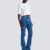 Jeans in denim a gamba dritta Jeans in denim a gamba dritta