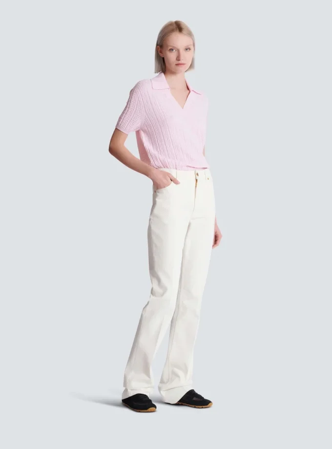 Jeans in denim a gamba dritta Jeans in denim a gamba dritta