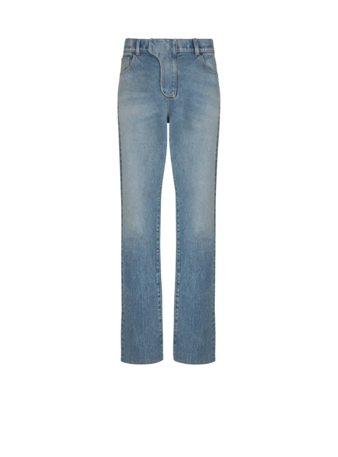 Jeans in denim dalla vestibilità regolare Jeans in denim dalla vestibilità regolare