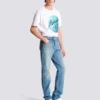 Jeans in denim dalla vestibilità regolare Jeans in denim dalla vestibilità regolare